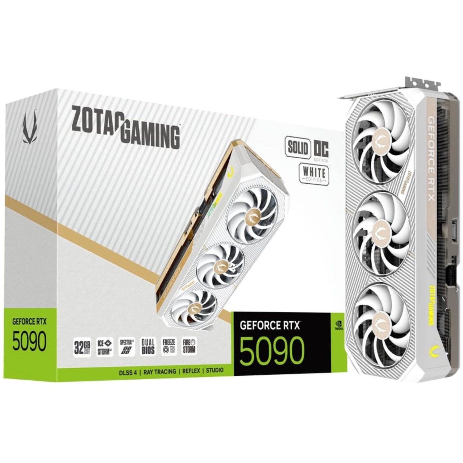 ZOTAC Gaming GeForce RTX 5090 SOLID OC - Blanc