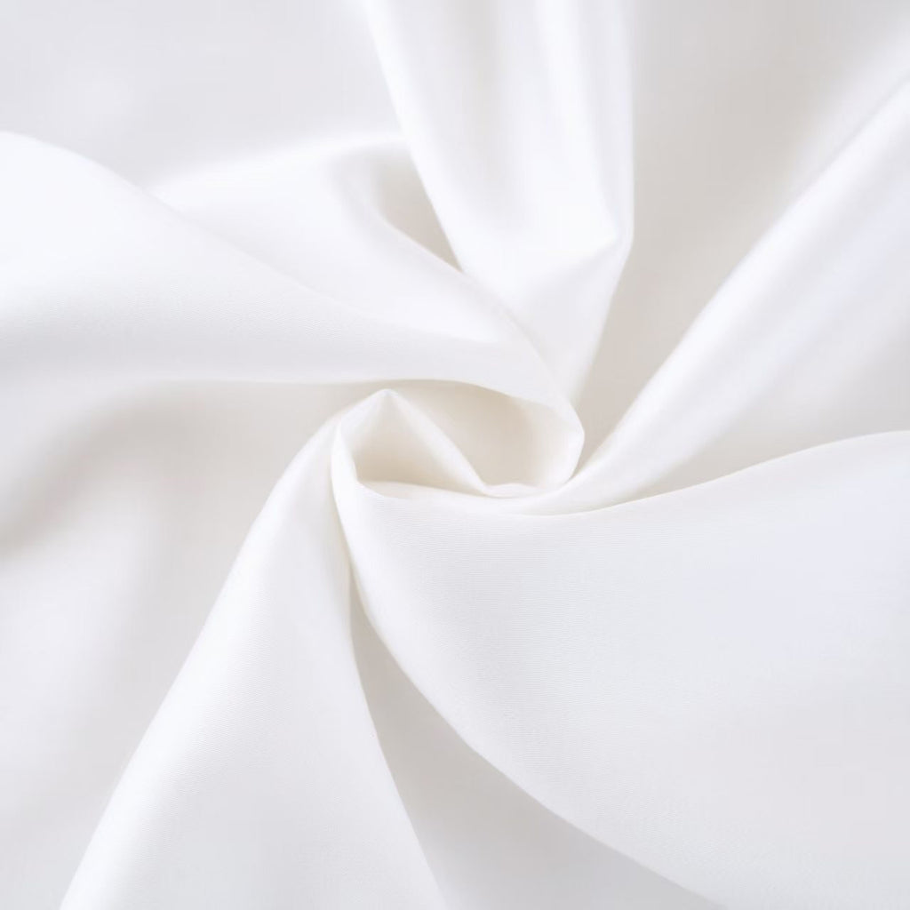 Lot de 2 taies d'oreiller en bambou rafraîchissantes, blanches, 65 x 65 cm x 2