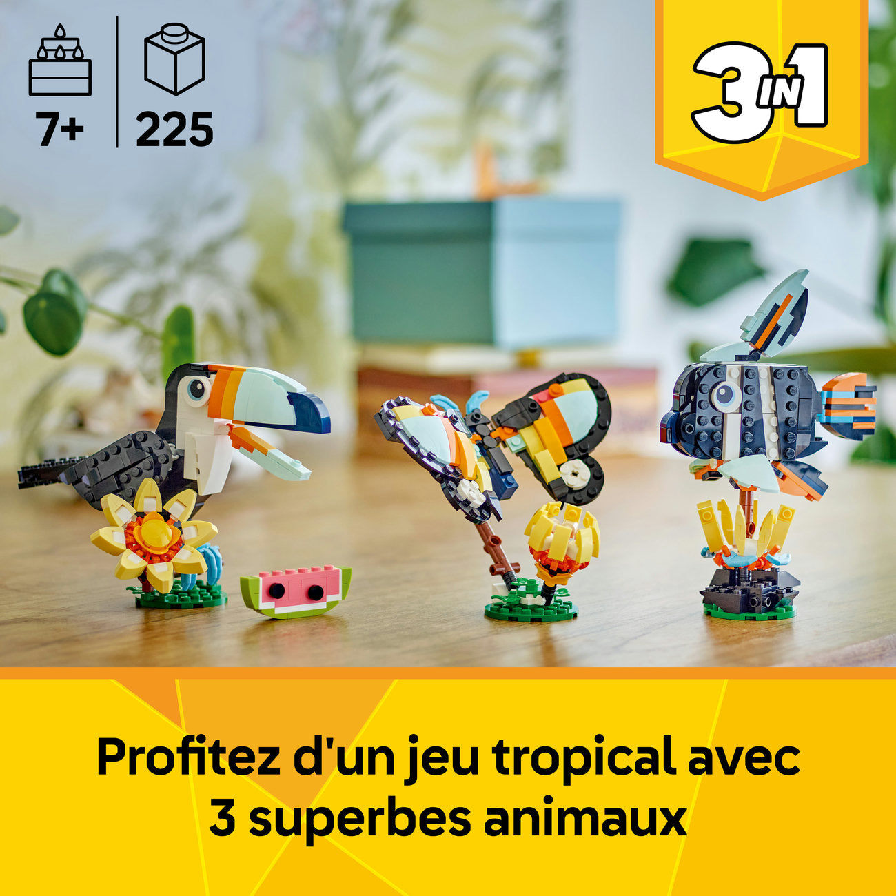 LEGO Creator 31173 Animaux sauvages : le toucan tropical