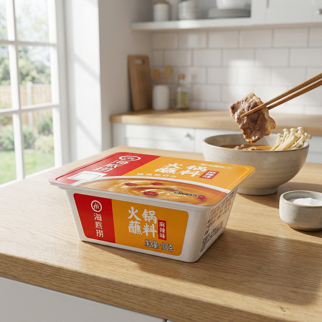 HAIDILAO Sauce à Tremper pour Fondue Épicée Boîte 100 g