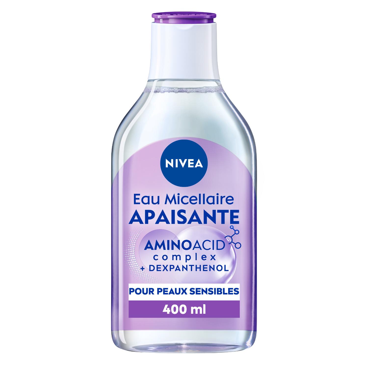 NIVEA Eau micellaire visage apaisante pour peaux sensibles 400 ml