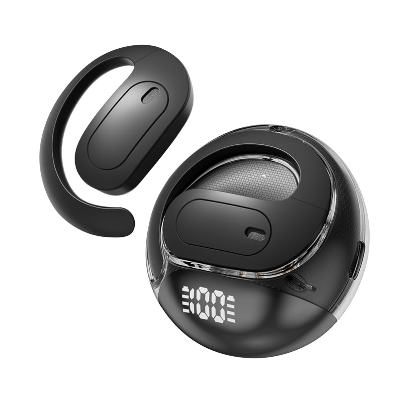 VoxorAI M112 Écouteurs Noir Écouteurs de sport Écouteurs de traduction IA Bluetooth Prise en charge traduction en temps réel 150 langues Adaptés aux études voyages et affaires