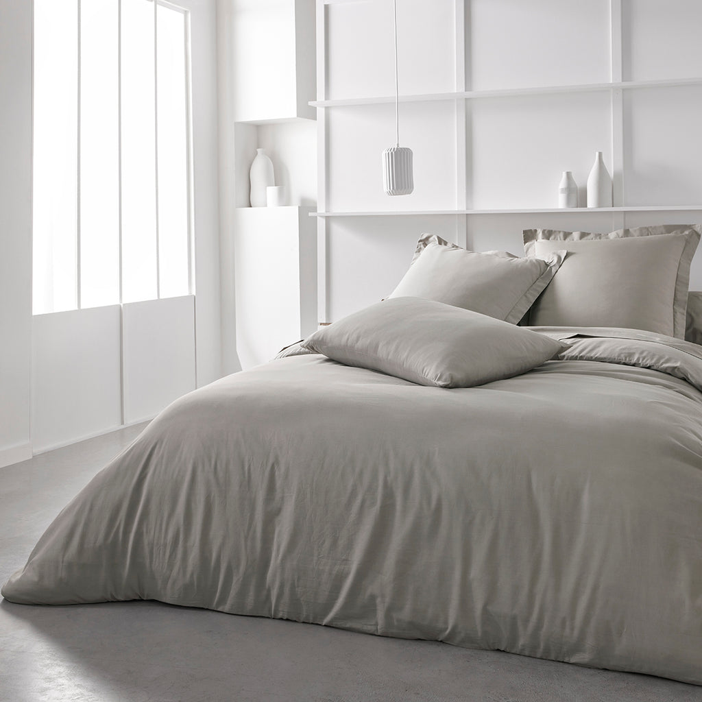 TODAY Essential Drap-housse en coton dune - 140 x 190 cm, profondeur 23 cm