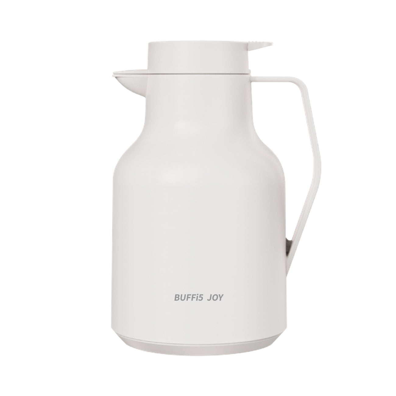 LIFEPAL BUFFI5 JOY Casserole isotherme avec affichage intelligent de la température – 1,5 L, revêtement intérieur à double épaisseur en verre rouge, écran tactile