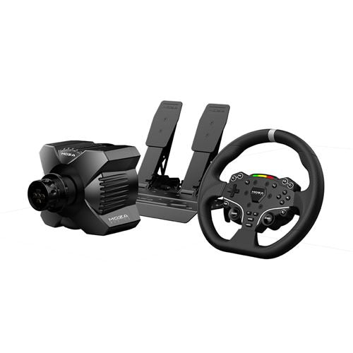 Moza Racing Pack R3 Racing pour PC - Inclus Volant de Course, Base de Volant et Pédales