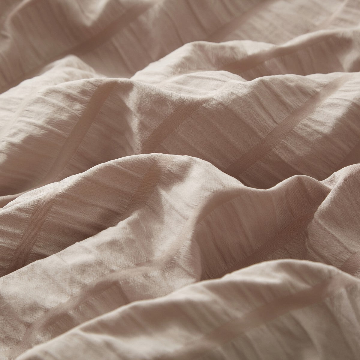 Meeallhome Ensemble de couette en seersucker texturé Kaki 200 x 220 cm/80 x 80 cm x 2