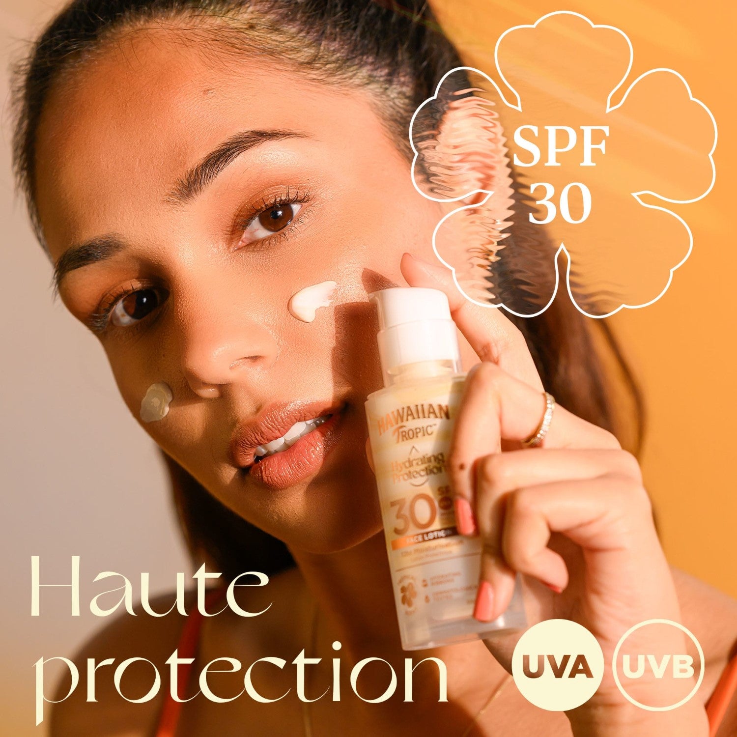HAWAIIAN TROPIC Hydrating Protection Crème solaire visage SPF 30 - 50 ml
