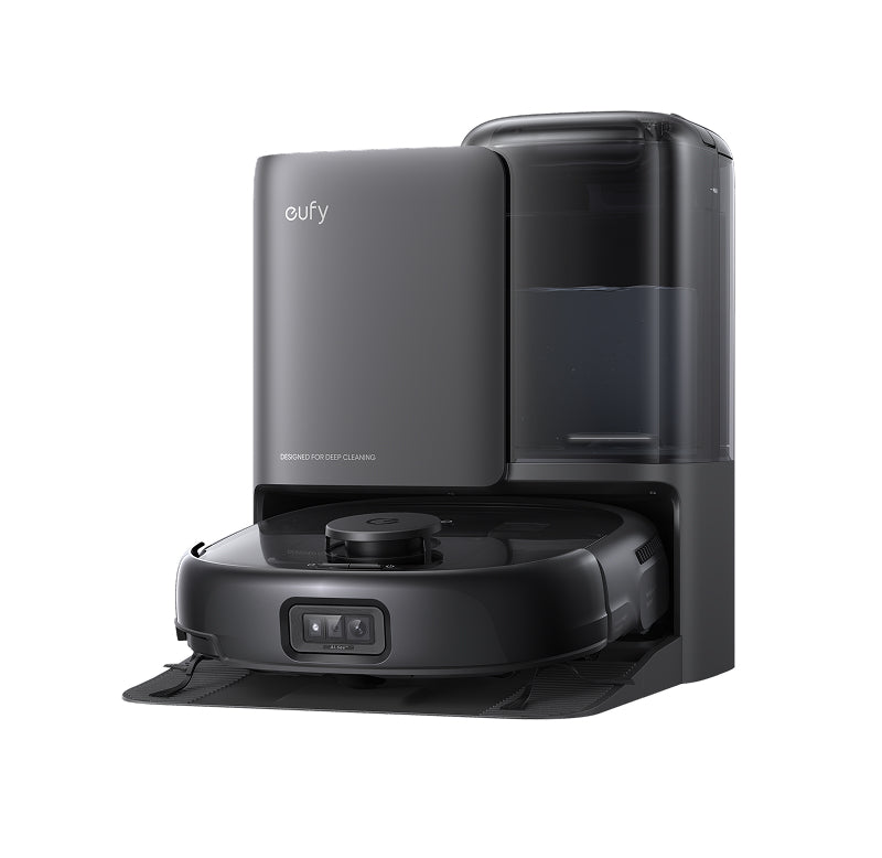 eufy Robot Vacuum Omni E25, aspirateur robot 2-en-1 avec fonction de lavage, élimine les taches tenaces, aspiration inégalée de 20 000 Pa pour un nettoyage en profondeur