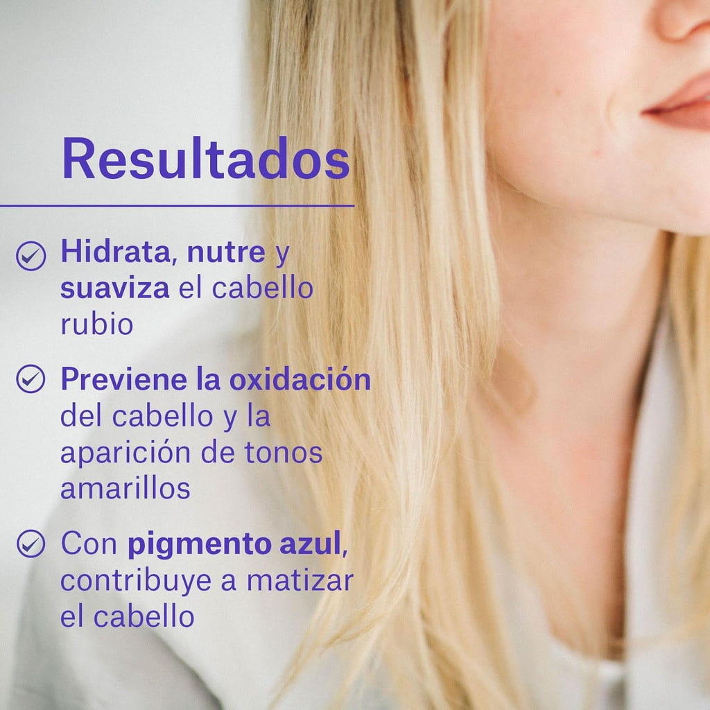 NaturVital Masque capillaire tonifiant pour cheveux blonds argentés 300 ml
