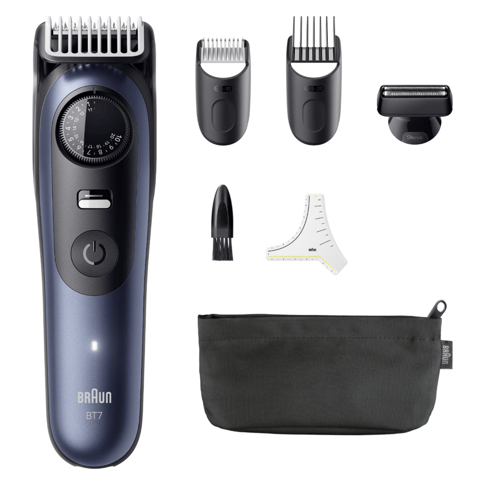 Braun BT Styler BT7520 Tondeuse à barbe 5-en-1 avec 39 réglages de longueur et affichage LED