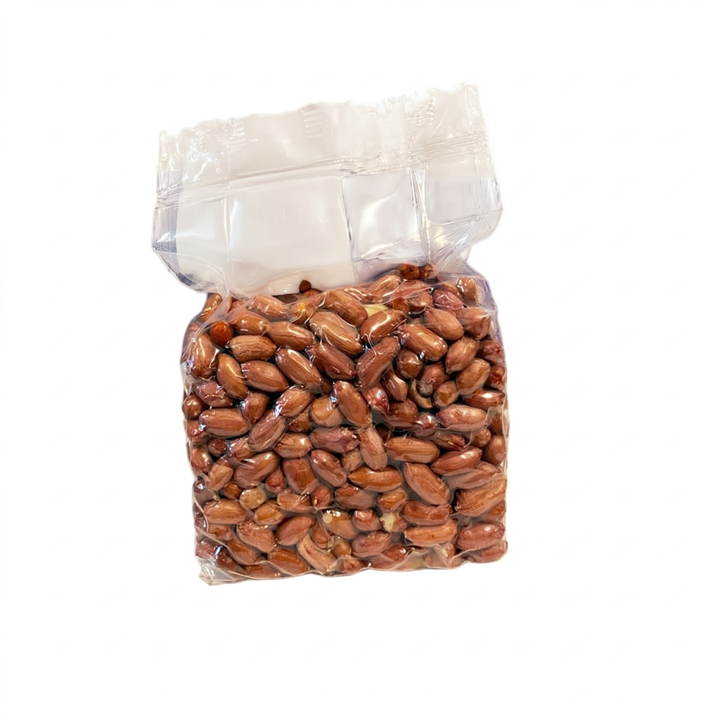 Arachides en grains emballées avec peau 34/38 (gros grains sous vide) 500