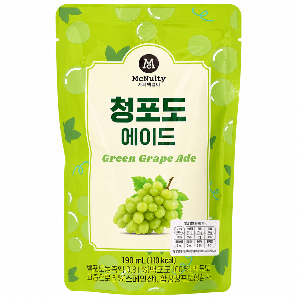 McNulty Boisson au raisin vert 190 ml