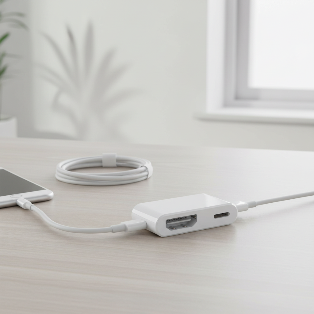 Apple adaptateur Lightning vers AV numérique