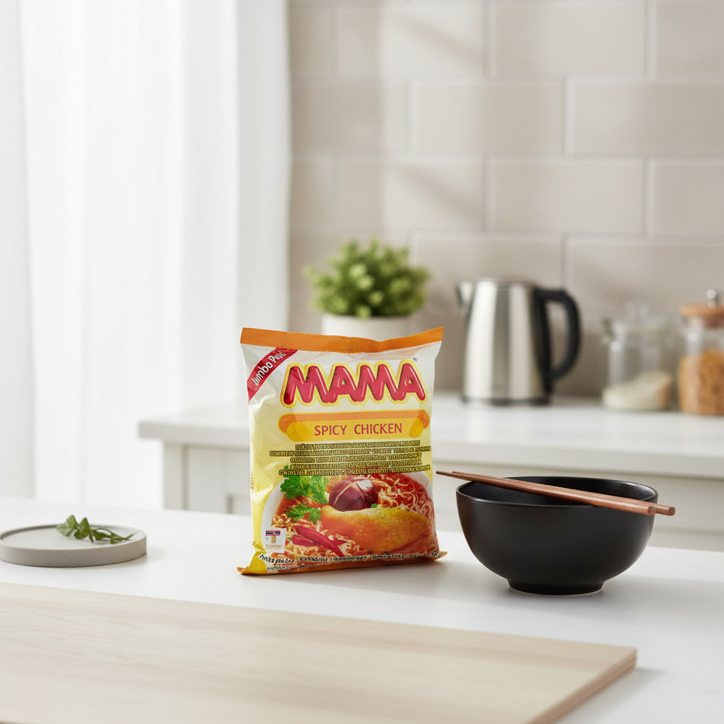 MAMA Nouilles instantanées saveur poulet épicé 90 g