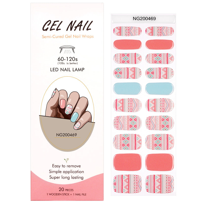 MeoMagic 14-212 Autocollants gels pour ongles - 20 pièces