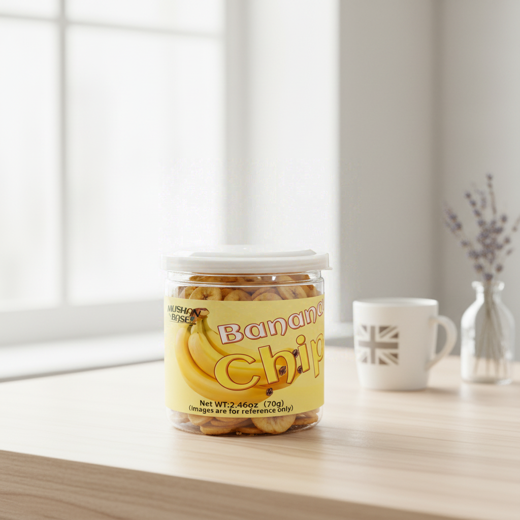 MUSHAN BASE Chips de banane 70 g