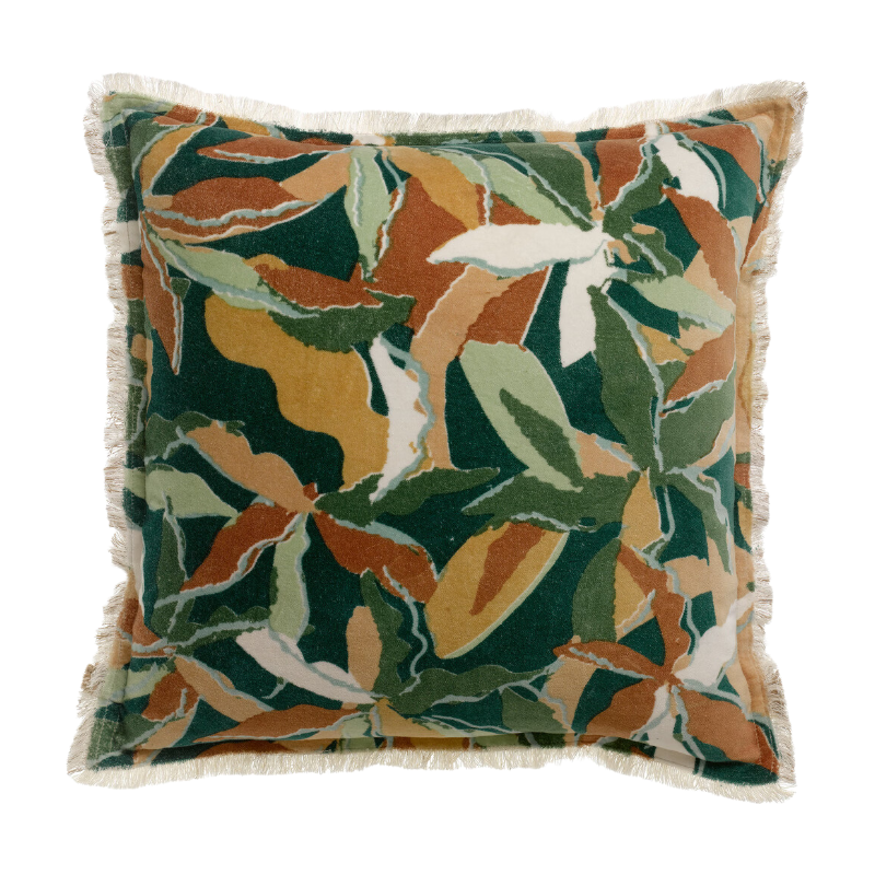 Vivaraise ALINA HOUSSE DE COUSSIN IMPRIME PETROLE