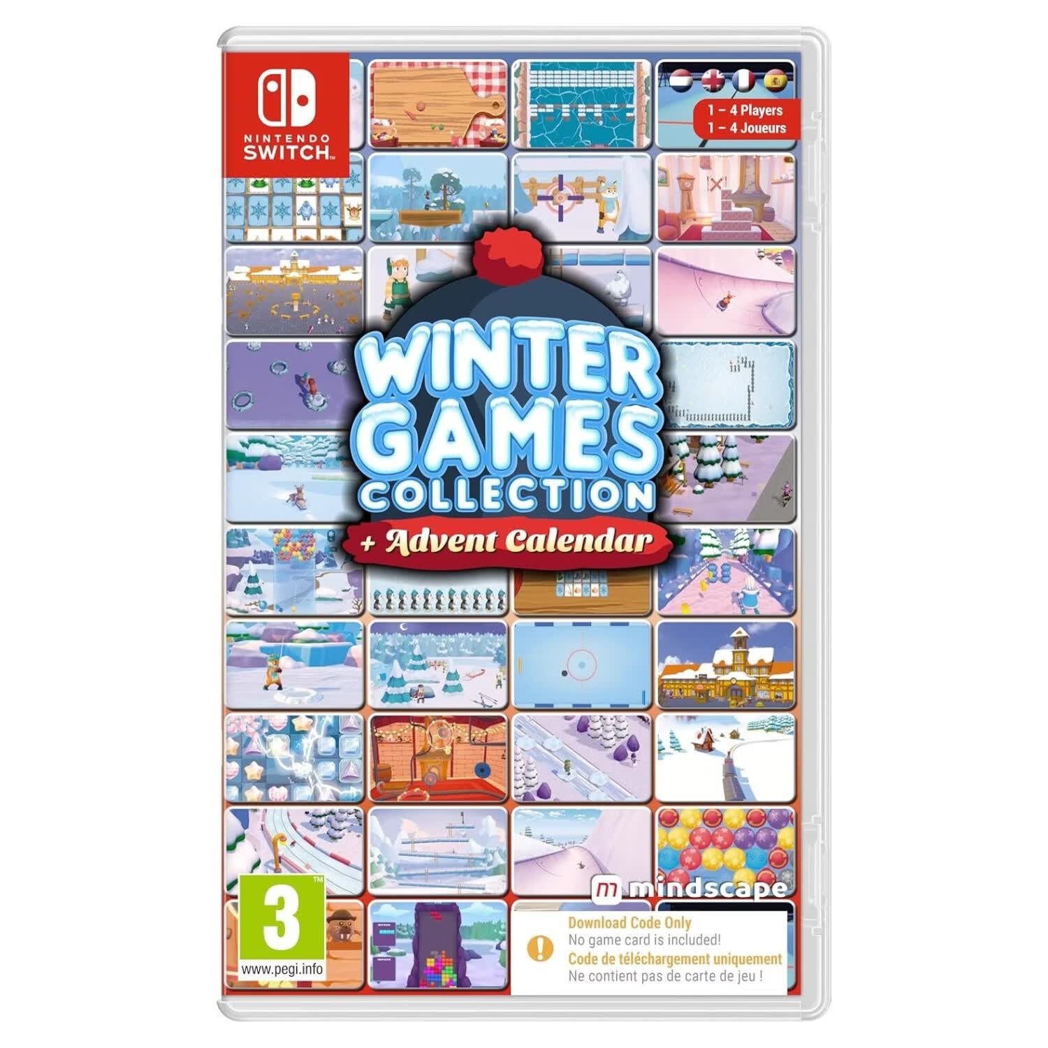 Joindots Collection de jeux d’hiver + calendrier de l’Avent (code de téléchargement inclus) - Nintendo Switch - Version française