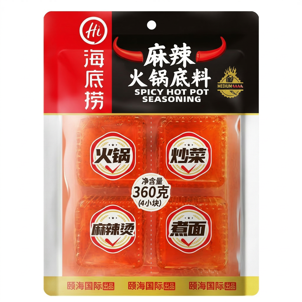 HAIDILAO Assaisonnement pour fondue chinoise épicée 360 g
