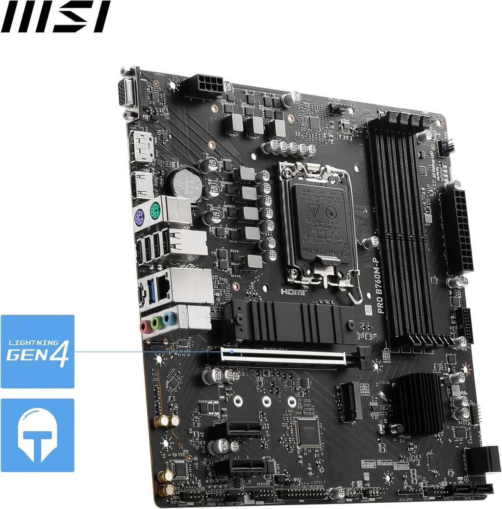 MSI PRO B760M-P Carte mère Intel B760