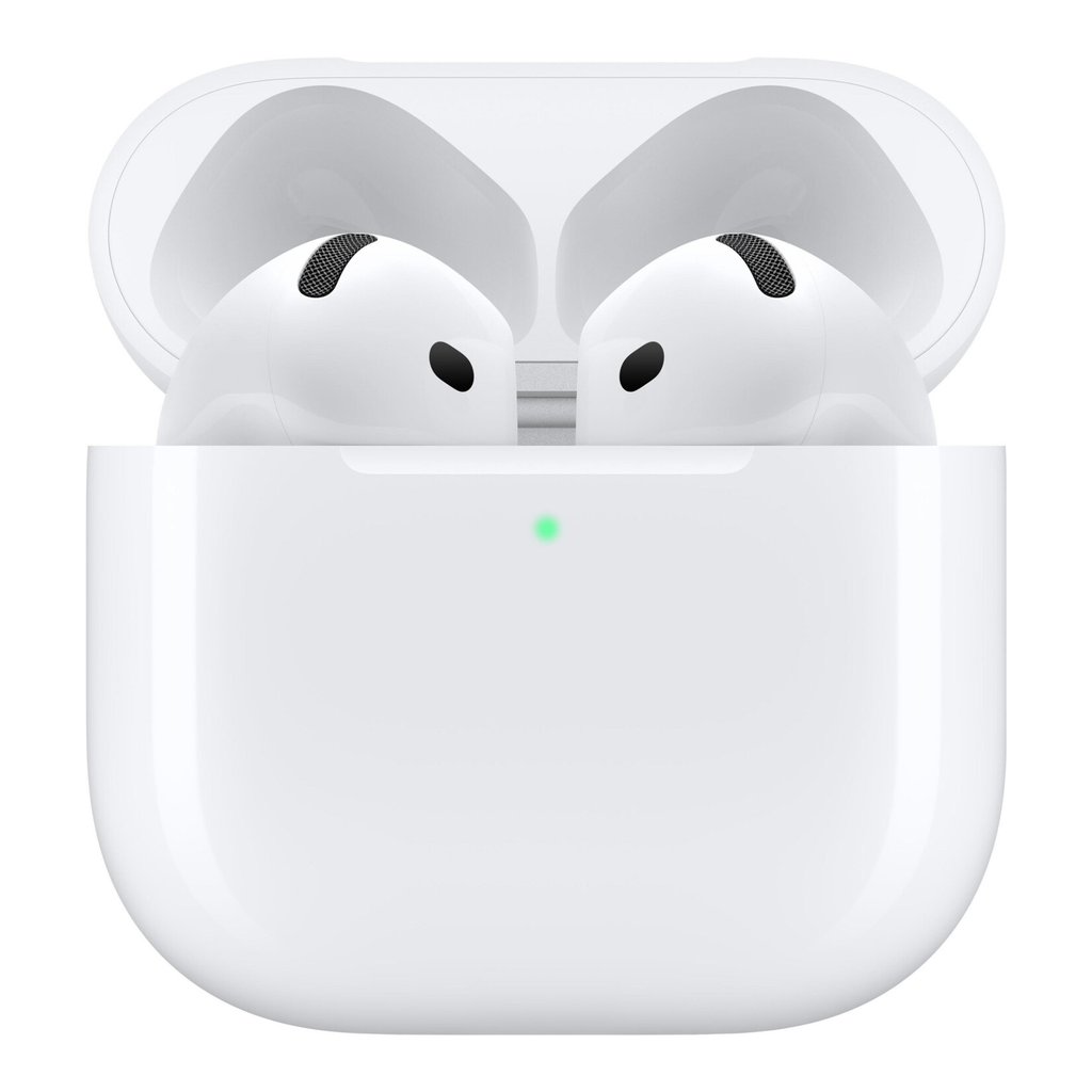 Apple AirPods 4, écouteurs sans fil Bluetooth, résistants à la transpiration et à l'eau, boîtier de charge USB-C, puce H2