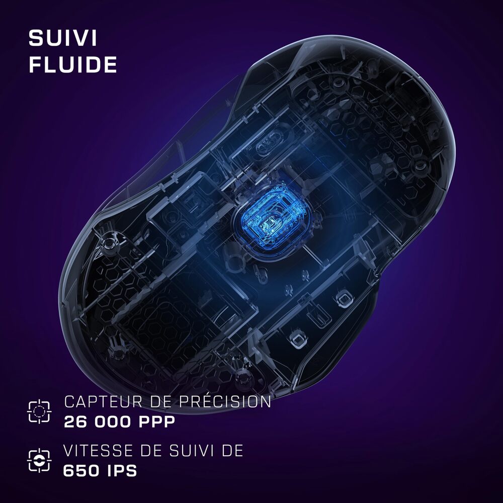 TURTLE BEACH Kone II Souris Gaming Filaire - 26000 DPI, 23 Boutons - Noir