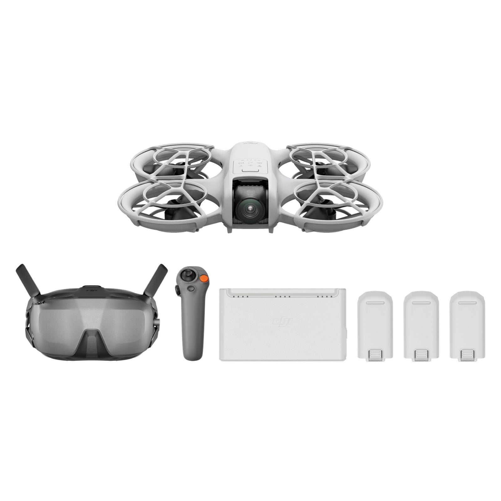 DJI Neo Motion Fly More Combo, mini drone 135 g avec caméra 4K UHD, auto-suiveur, décollage paume, suivi de sujet, QuickShots, RC Motion 3 et 3 batteries