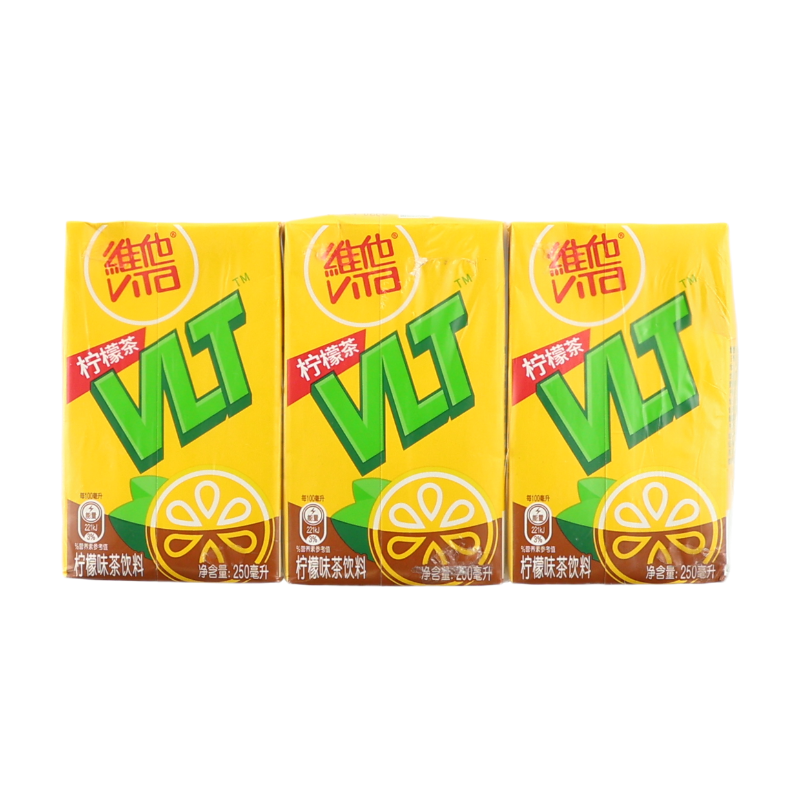 Vitasoy Boisson au thé noir parfumée au citron - 250 ml x 6
