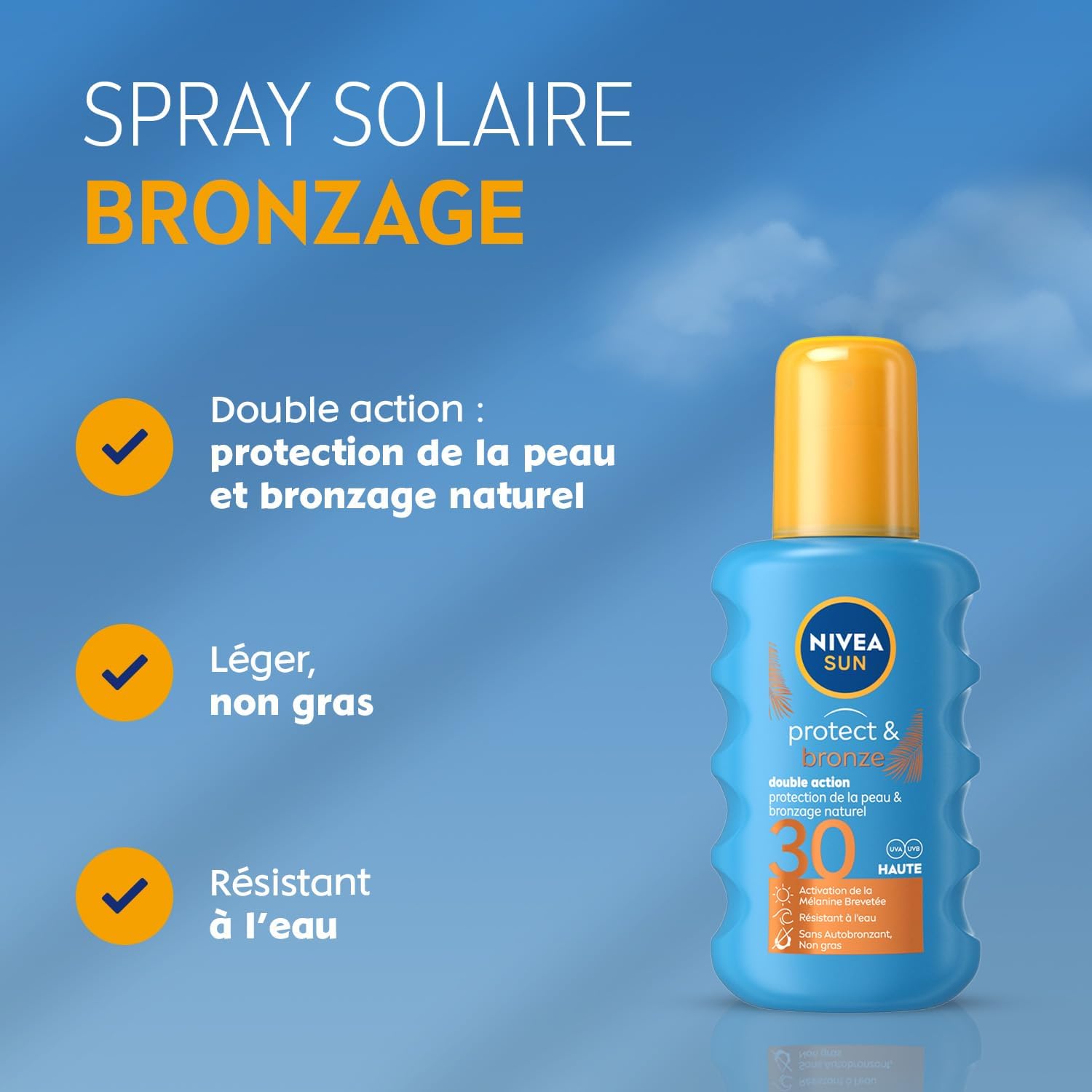 NIVEA SUN Protect & Bronze Spray solaire SPF30 - 200 ml