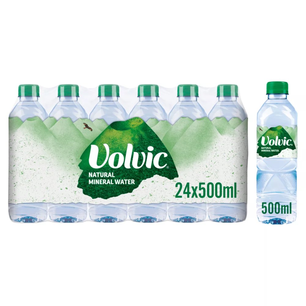 Volvic Eau minérale naturelle 50 cl (Lot de 24)