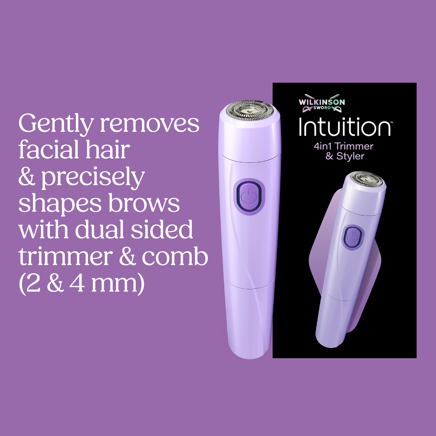 WILKINSON SWORD Intuition 4in1 - Tondeuse et Rasoir Visage Corps Pour Femme - 1 Unité