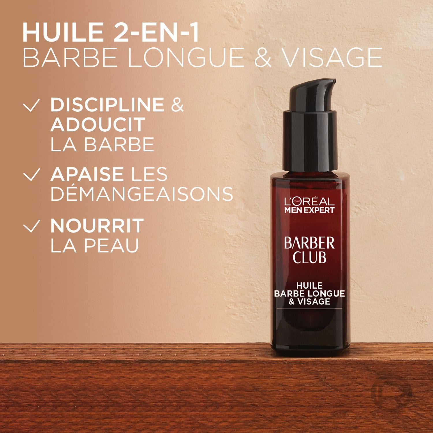 L'Oréal Paris Men Expert Barber Club Huile Barbe Longue & Visage 30ml