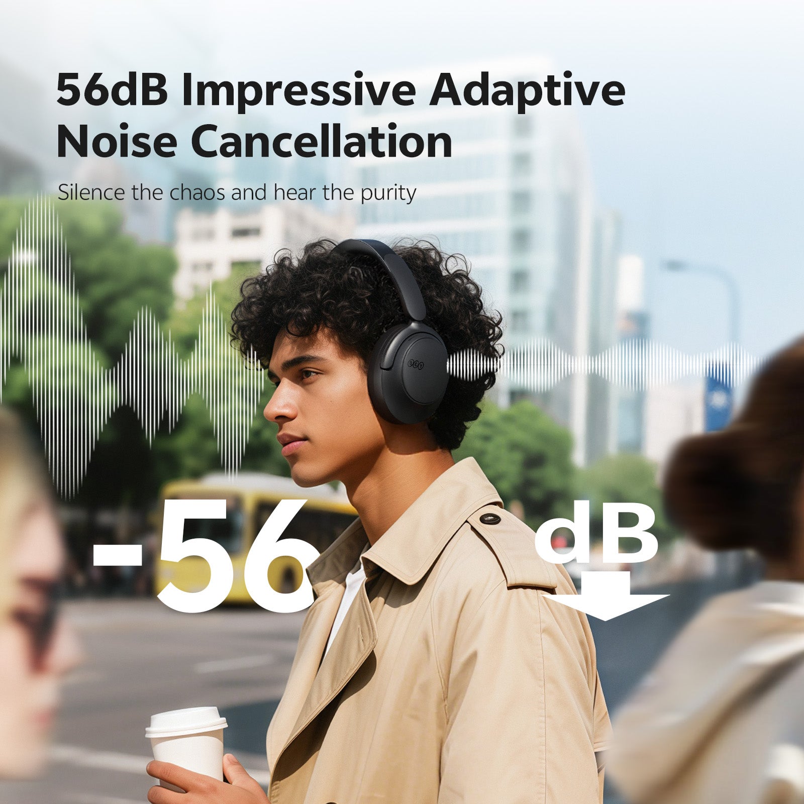 QCY-H3S Casque sans fil - Blanc