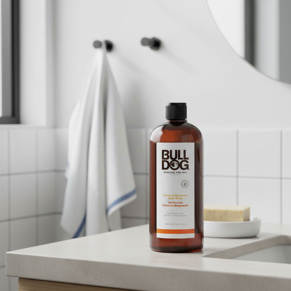 BULLDOG SKINCARE Citron & Bergamote - Gel Douche pour Homme - 500 ml