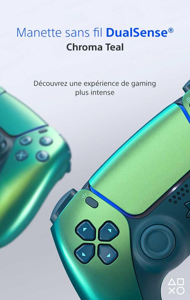 Sony Manette sans Fil DualSense PS5 - Chroma Teal