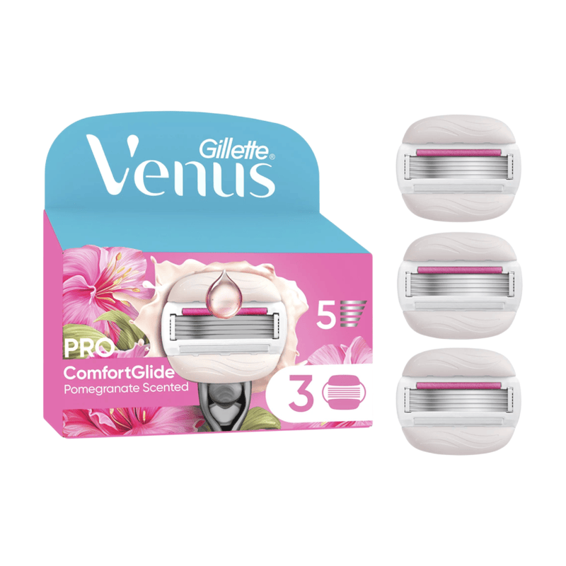 Gillette Venus Pro ComfortGlide Tropical Recharges de lames de rasoir pour femme - 3 pièces