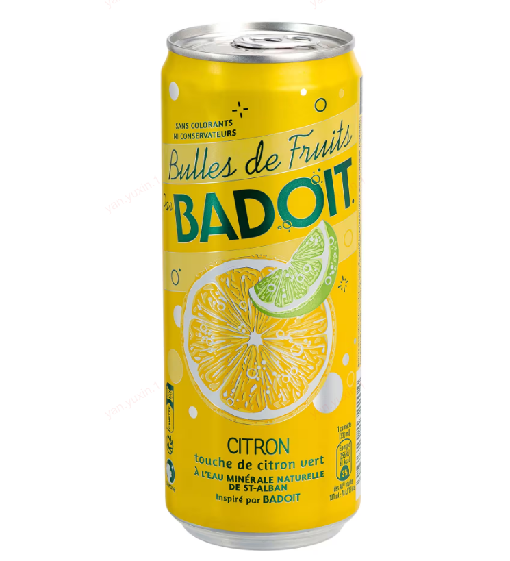 BADOIT Bulles de fruits au citron vert - 24 x 33 cl