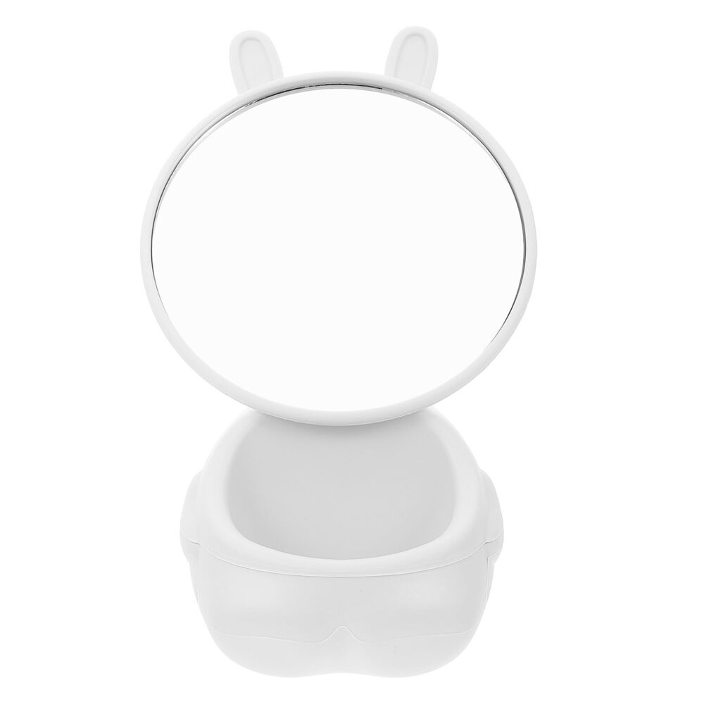 Sunluxy JY05 Miroir de table en acier inoxydable et ABS - Blanc