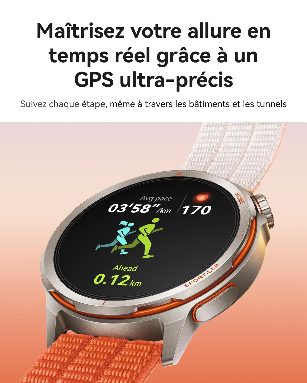 Huawei Montre Connectée GT Runner 2 Bleu Crépusculaire