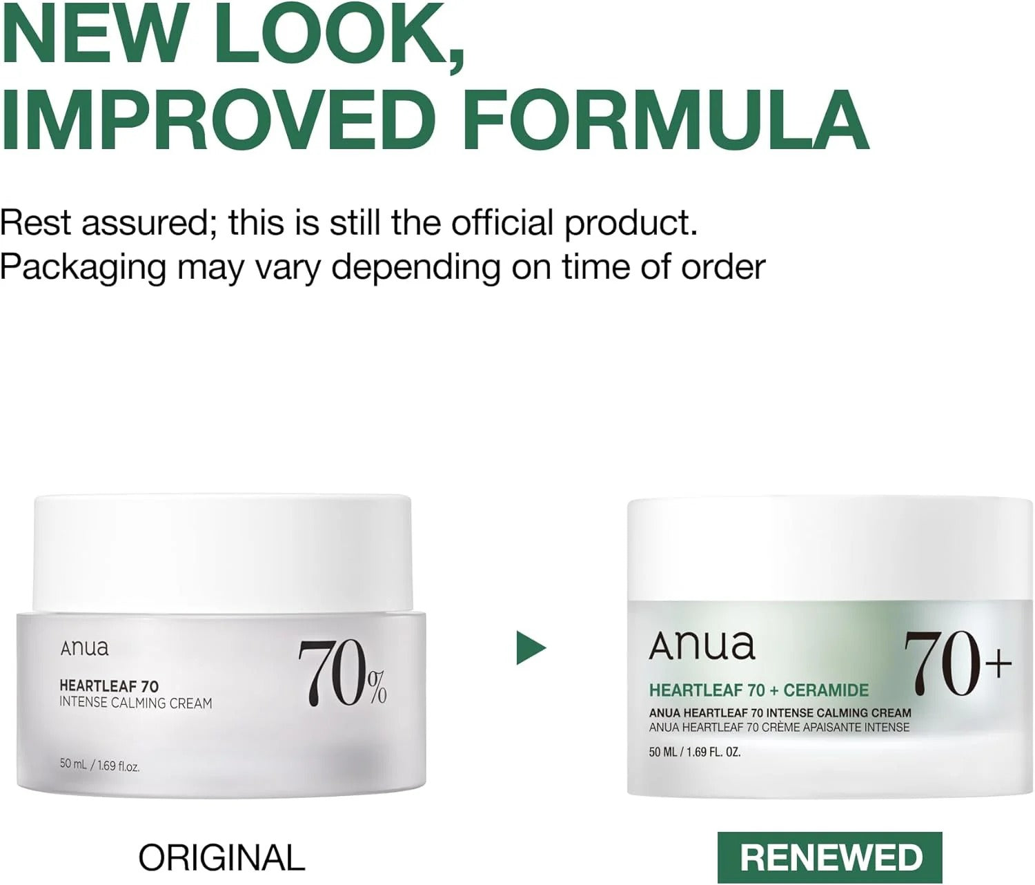 Anua Heartleaf 70 Crème Apaisante Intense 50 ml_EU