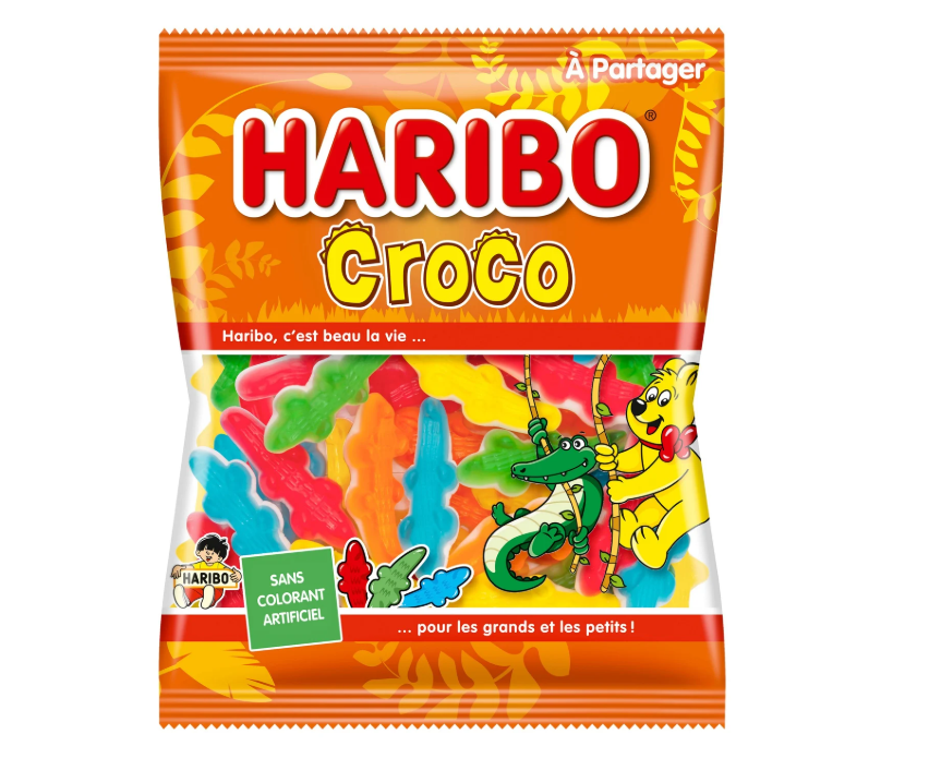 Haribo Bonbons croco - 120 g