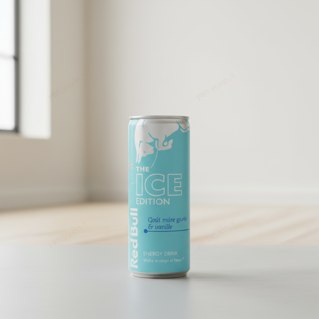 Red Bull Boisson énergisante saveur mûre givrée et vanille - 24 x 25 cl