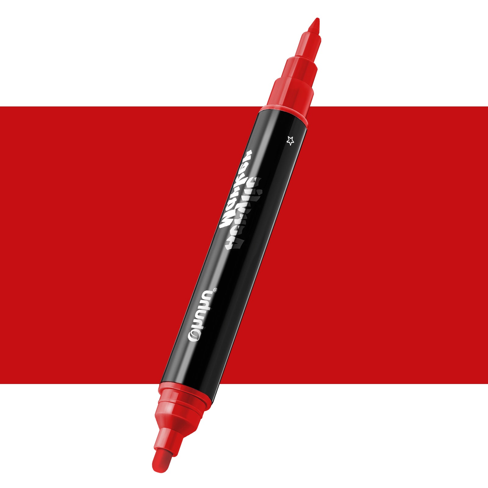 Ohuhu Marqueur de peinture acrylique Rouge R003