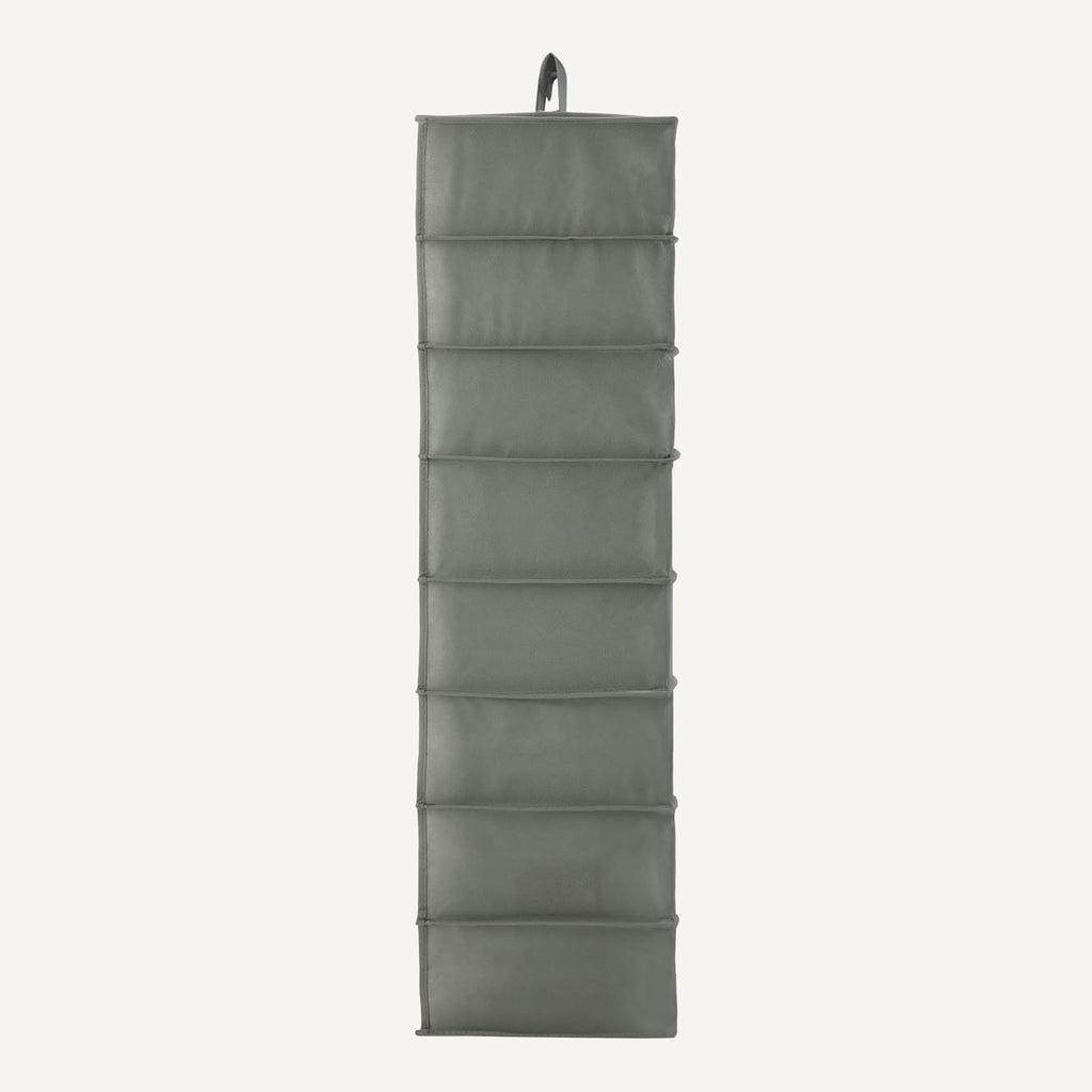 ANQI Étagère de rangement suspendue à 8 niveaux pour chaussures gris foncé - 29,2 x 104,1 x 14,0 cm