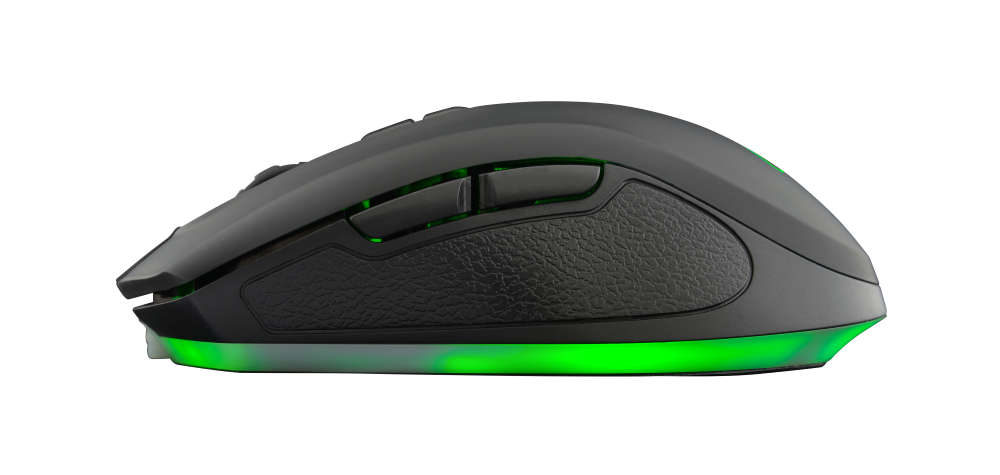 THE G-LAB Kult Krypton Souris Gaming sans Fil 2.4GHz & Bluetooth - 6400 DPI, 6 Boutons - Noir