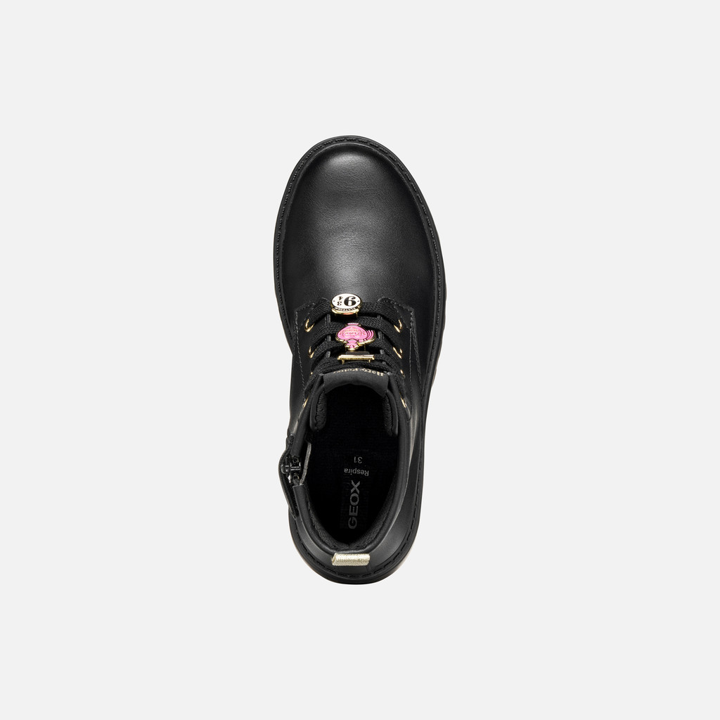 GEOX Bottes Casey Junior Fille Noir (Harry Potter)