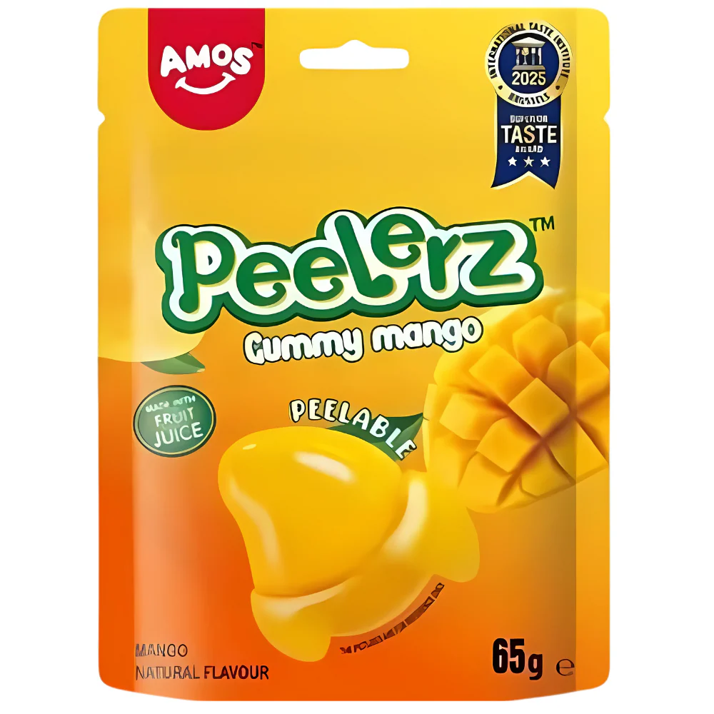 Amos Peelerz Bonbons gélifiés à la mangue - 65 g