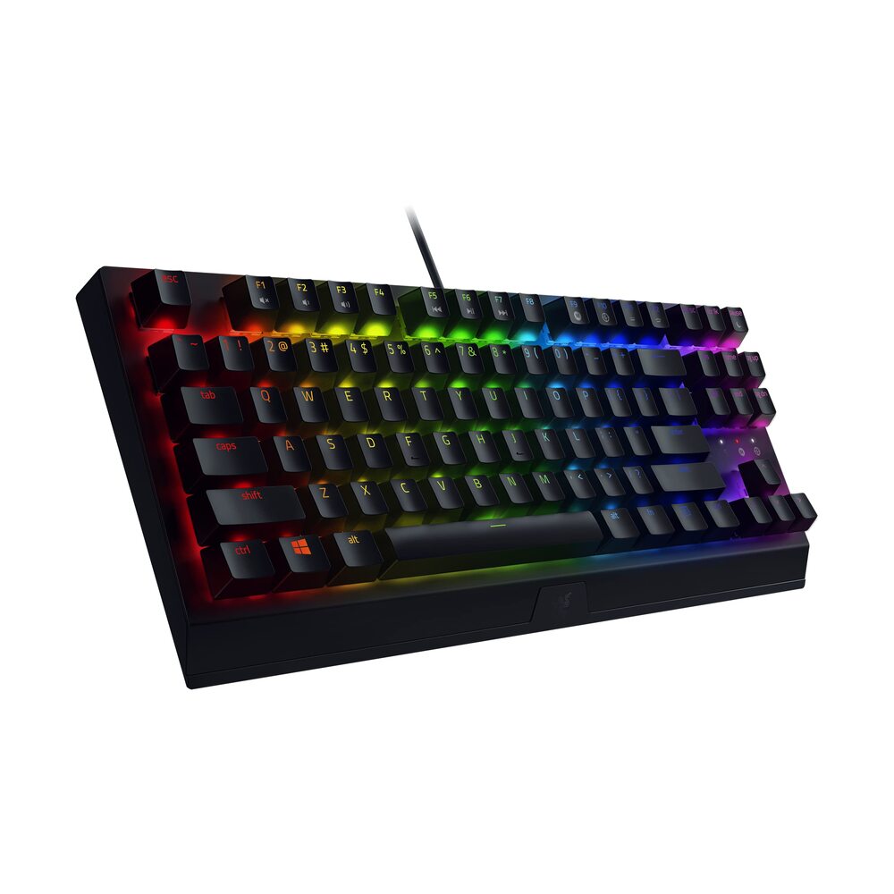 Razer BlackWidow V3 Tenkeyless Clavier Gaming mécanique (Switch Vert) - AZERTY - Noir