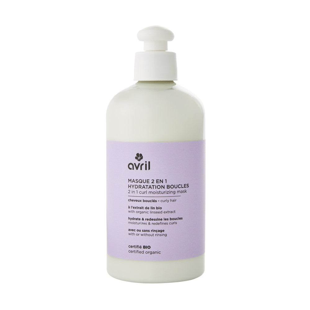 Avril MASQUE HYDRATANT 2 en 1 CHEVEUX BOUCLES 300 ml