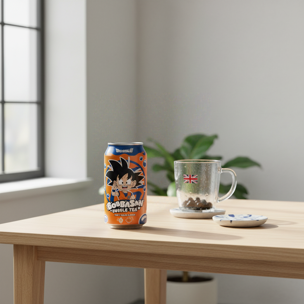 ULTRAPOP Bobbasan Goku - Thé aux perles - Poire et melon - 330 ml